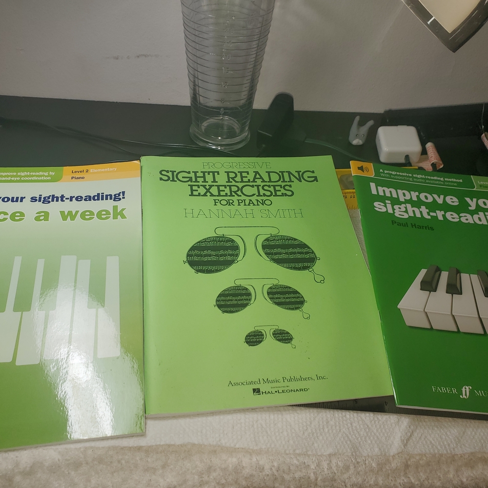 3 books for  omprove sight reading 
Improve Your Sight-Reading! A Piece a Week: